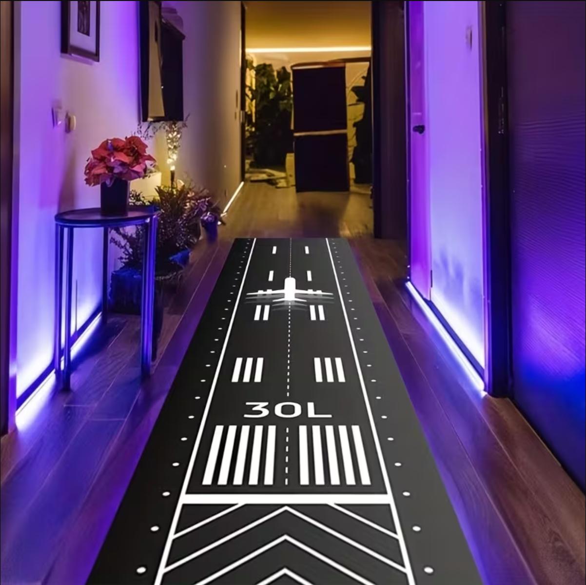 Hallway Runner Rug Airport Runway Theme Pattern Carpet Non-Slip Soft Easy To Clean Durable Aviation Room Entryway Home Decor Mat 40X120CM
Hallway Runner Rug Airport Runway Theme Pattern Carpet Non-Slip Soft Easy To Clean Durable Aviation Room Entryway Home Decor Mat 40X120CM