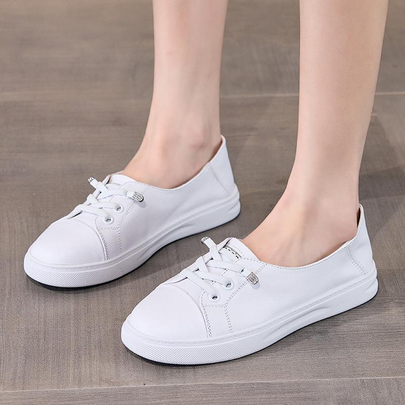 The first layer of cowhide leather little white shoes women s new summer platform casual pregnant women single shoes one pedal 34
The first layer of cowhide leather little white shoes women s new summer platform casual pregnant women single shoes one pedal 34