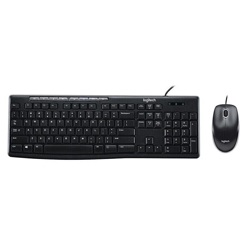 Logitech MK200 Wired Keyboard and Mouse Combo
Logitech MK200 Wired Keyboard and Mouse Combo