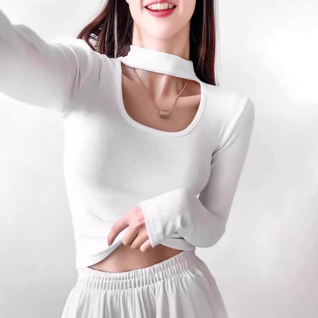 Design Sense Women s Crew Neck Ribbed Cutout Long Sleeve Slim Fit Top for Autumn/Winter Medium
Design Sense Women s Crew Neck Ribbed Cutout Long Sleeve Slim Fit Top for Autumn/Winter Medium
