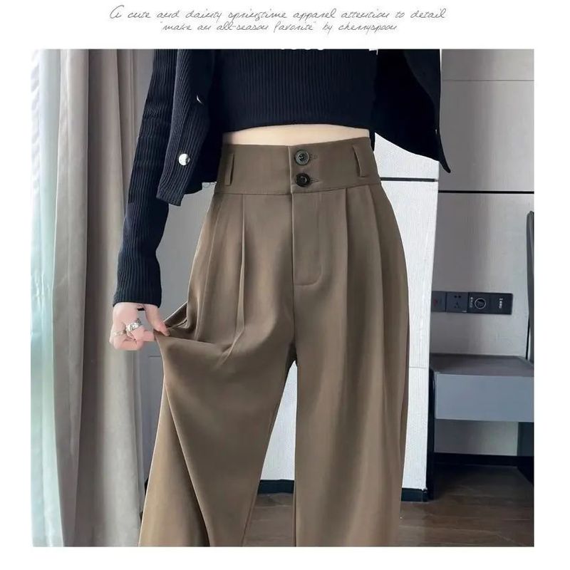 Solid Color High Waisted Wide Leg Pants Pure Color High Waist Extra Long Loose Pants Female COFFEE XXXL
Solid Color High Waisted Wide Leg Pants Pure Color High Waist Extra Long Loose Pants Female COFFEE XXXL