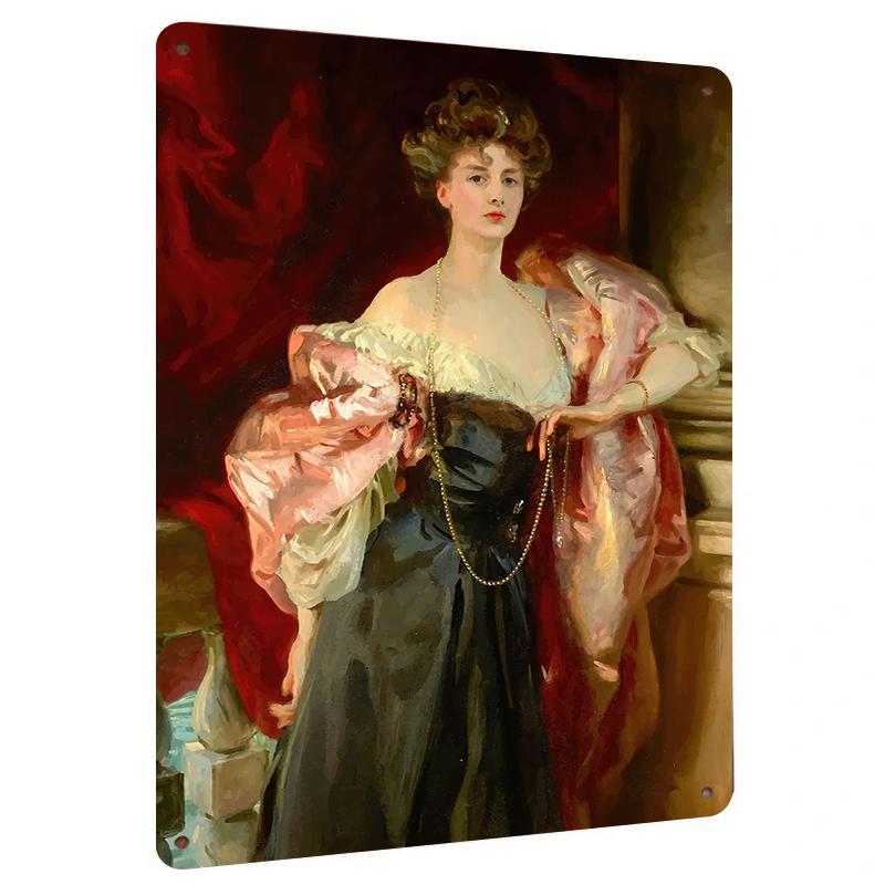 European Vintage Noblewoman Oil Painting Custom Metal Tin Sign Living Room Entrance Wall Art Decor 20x30cm(7.8x11.8inch)
European Vintage Noblewoman Oil Painting Custom Metal Tin Sign Living Room Entrance Wall Art Decor 20x30cm(7.8x11.8inch)