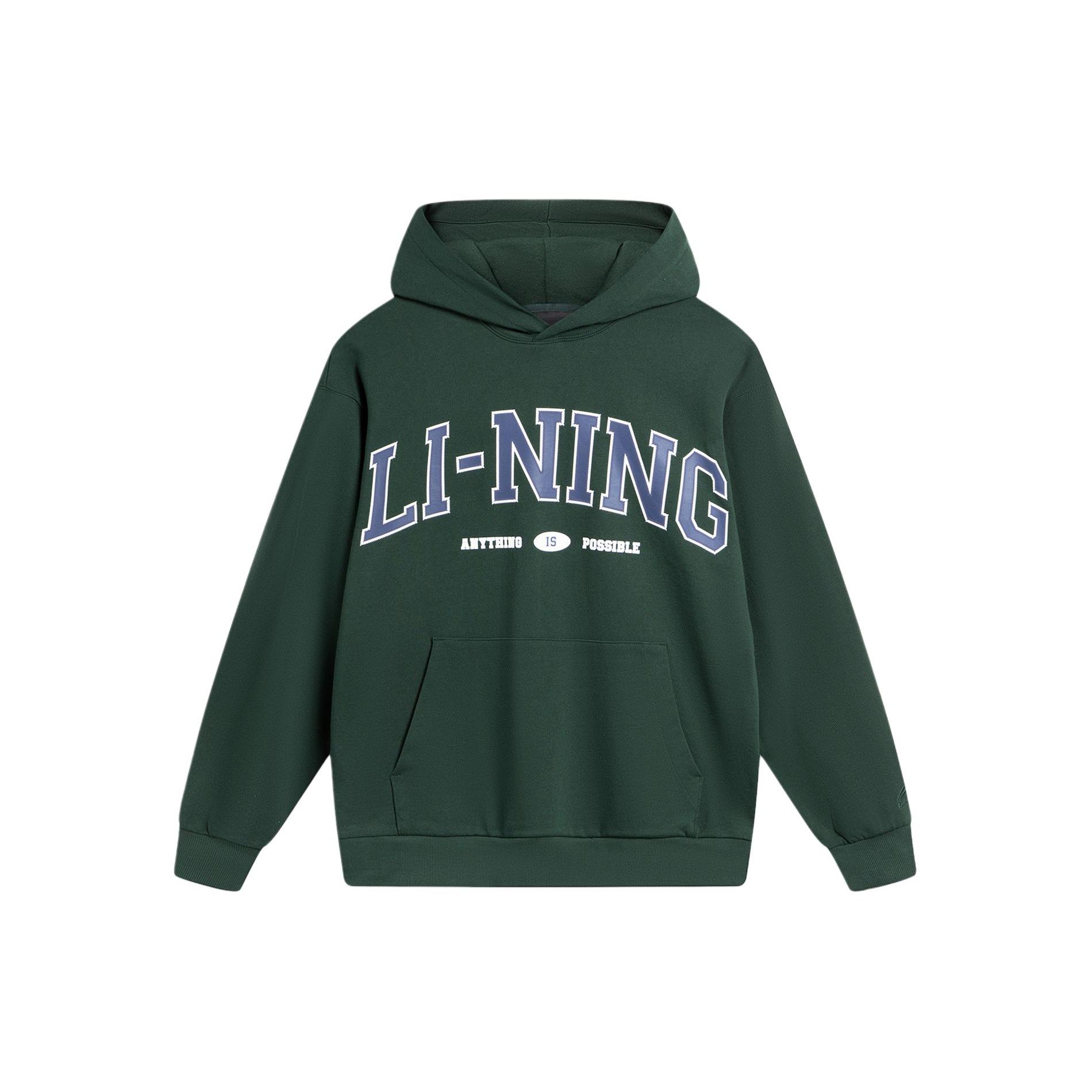 Li Ning Weekend Youth Letter Embroidery Casual Hoodie Sweatshirt Unisex Sweatshirt Vintage-Green AWDU781-2 L
Li Ning Weekend Youth Letter Embroidery Casual Hoodie Sweatshirt Unisex Sweatshirt Vintage-Green AWDU781-2 L