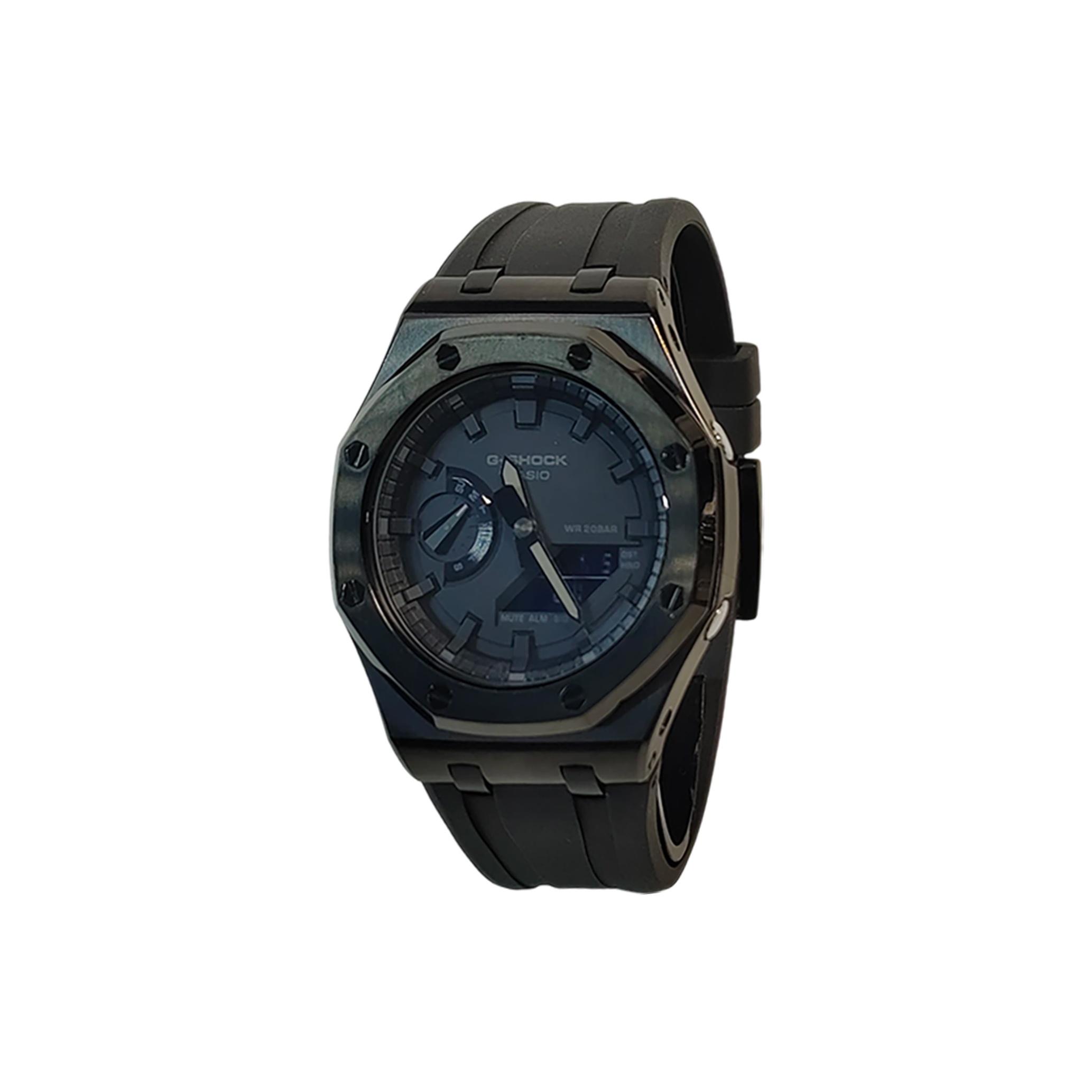 CASIO Men Liquid Crystal,Analog Dual Display Series 44mm Black Watch GA-2100-1A1(Watch3--) Hades Black Dial
CASIO Men Liquid Crystal,Analog Dual Display Series 44mm Black Watch GA-2100-1A1(Watch3--) Hades Black Dial