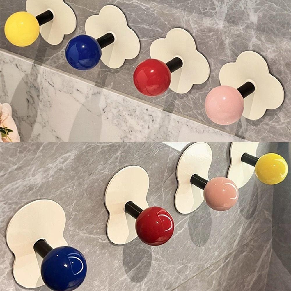 Punch-Free Dopamine Adhesive Hooks Wall Mount Bathroom Adhesive Wall Hook Colorful Hanger Hooks Blue-C
Punch-Free Dopamine Adhesive Hooks Wall Mount Bathroom Adhesive Wall Hook Colorful Hanger Hooks Blue-C