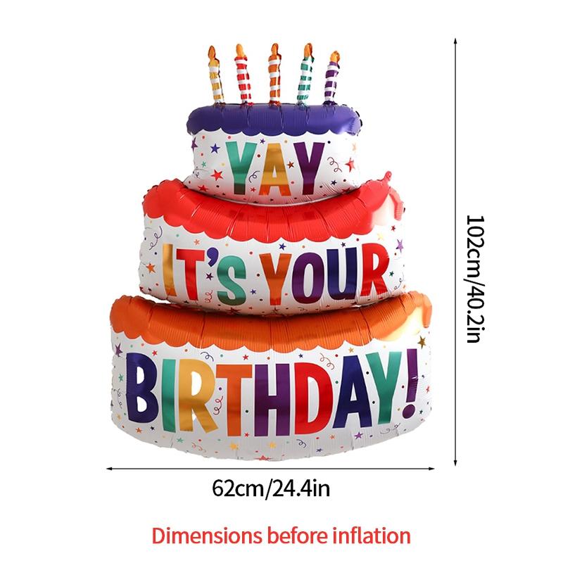 3D-торт на день рождения, украшение из алюминиевой пленки, цветной двухслойный торт, празднование дня рождения ребенка в возрасте 1 года, принадлежности для вечеринки AS PICTURE
3D-торт на день рождения, украшение из алюминиевой пленки, цветной двухслойный торт, празднование дня рождения ребенка в возрасте 1 года, принадлежности для вечеринки AS PICTURE