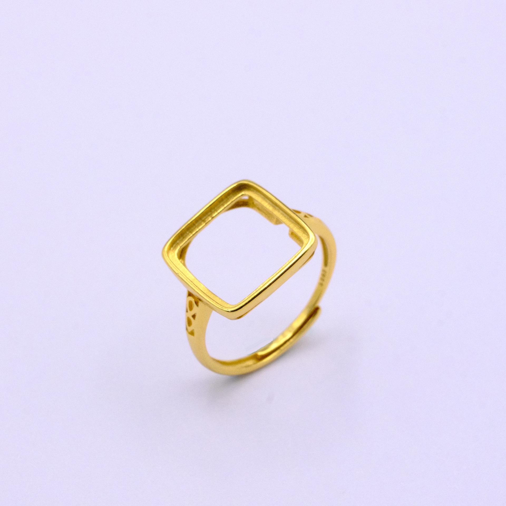 Elegant Korean Style Adjustable Gold-Plated S925 Sterling Silver Open Ring Adjustable Open
Elegant Korean Style Adjustable Gold-Plated S925 Sterling Silver Open Ring Adjustable Open