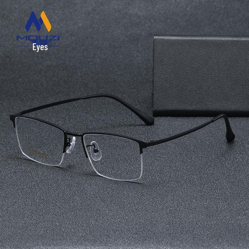 Men s Vintage Semi-Rimless Metal Eyeglass Frame - High-Quality, Prescription Compatible
Men s Vintage Semi-Rimless Metal Eyeglass Frame - High-Quality, Prescription Compatible