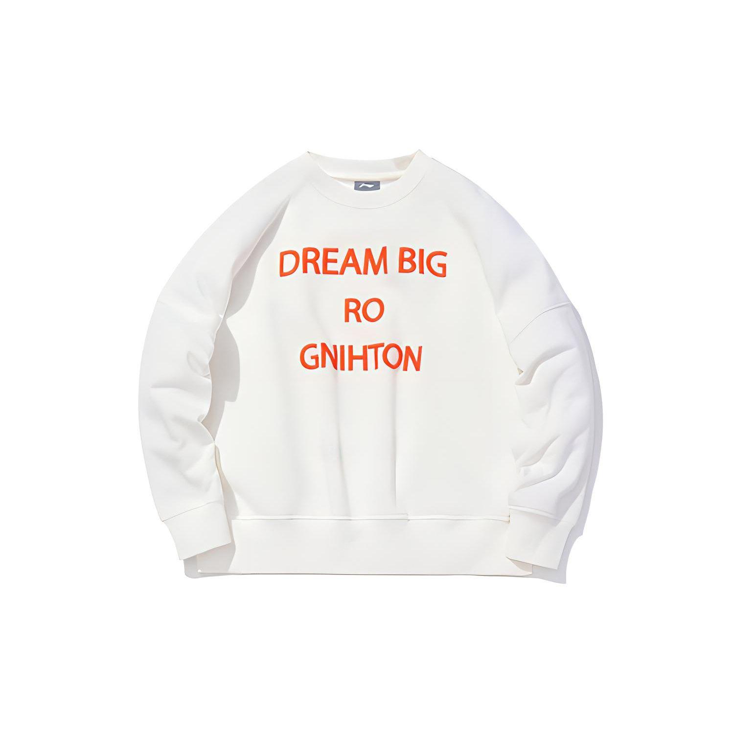 Li Ning флисовая подкладка свободный повседневный спортивный свитшот с круглым вырезом женский свитшот Off-White AWDQ698-3 L
Li Ning флисовая подкладка свободный повседневный спортивный свитшот с круглым вырезом женский свитшот Off-White AWDQ698-3 L