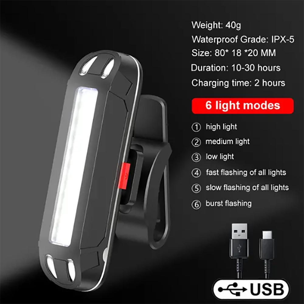 Super Bright Led Bike Rear Light 5 Lighting Modes USB Rechargeable Seatpost Fork Light Safety Warning Bicycle Taillight
Super Bright Led Bike Rear Light 5 Lighting Modes USB Rechargeable Seatpost Fork Light Safety Warning Bicycle Taillight