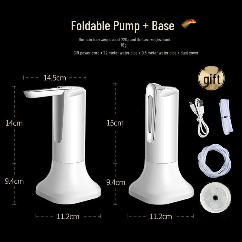 Smart Electric Folding Bottled Water Pump with Base One Size
Smart Electric Folding Bottled Water Pump with Base One Size