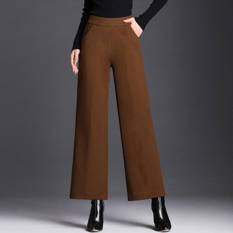 Women s High-Waisted Wool Wide-Leg Pants, Autumn/Winter Flare, Loose-Fit, Nine-Tenths Length. 3XL (Recommended 139-150 catties)
Women s High-Waisted Wool Wide-Leg Pants, Autumn/Winter Flare, Loose-Fit, Nine-Tenths Length. 3XL (Recommended 139-150 catties)