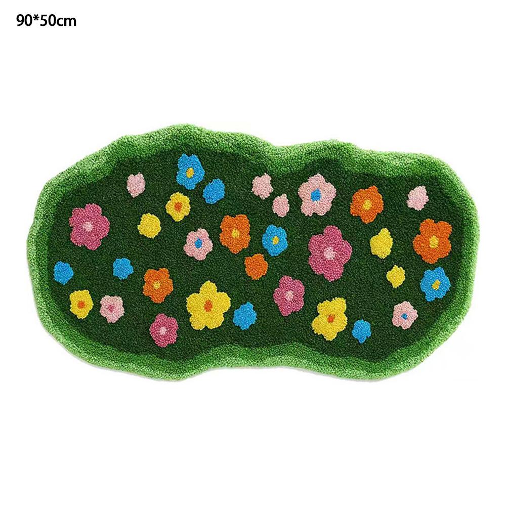 90 x 50cm Floral Pattern Faux Cashmere Rug Soft Absorbent Non Slip Bedroom Living Room Entrance Mat
90 x 50cm Floral Pattern Faux Cashmere Rug Soft Absorbent Non Slip Bedroom Living Room Entrance Mat