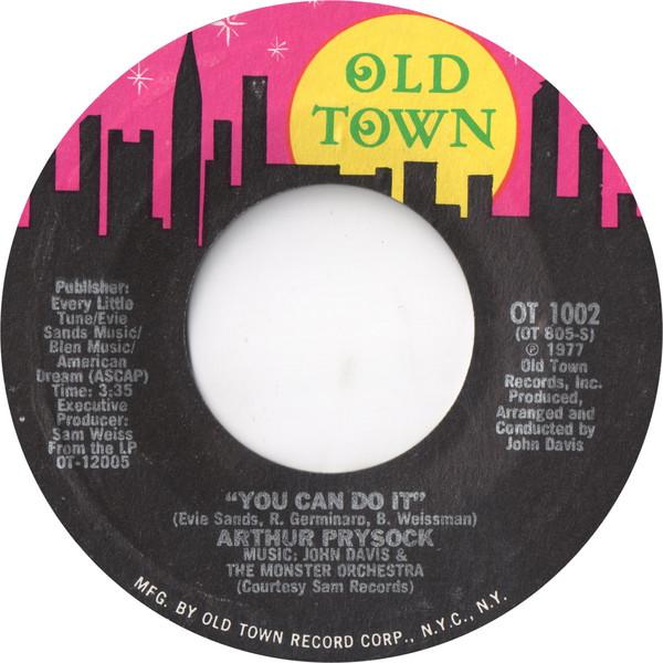 7inch Record ARTHUR PRYSOCK - You Can Do It OT1002 Old Town Record 1977 US Soul/Funk Used
7inch Record ARTHUR PRYSOCK - You Can Do It OT1002 Old Town Record 1977 US Soul/Funk Used