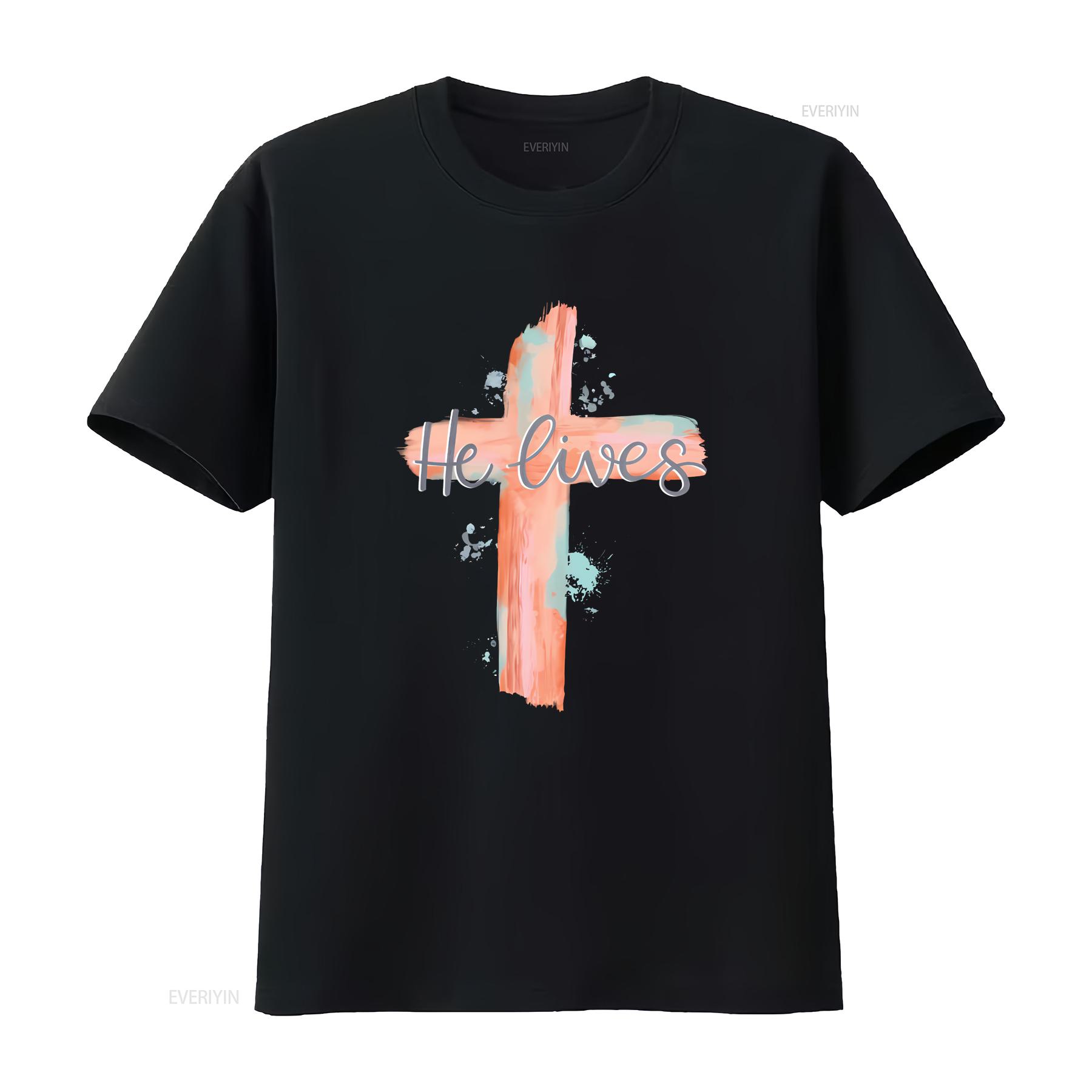 He Lives T Shirt Christian Easter Jesus Cute s Happy Religious vintage Washed designer clothes homme Soft streetwear graphic 4XL
He Lives T Shirt Christian Easter Jesus Cute s Happy Religious vintage Washed designer clothes homme Soft streetwear graphic 4XL