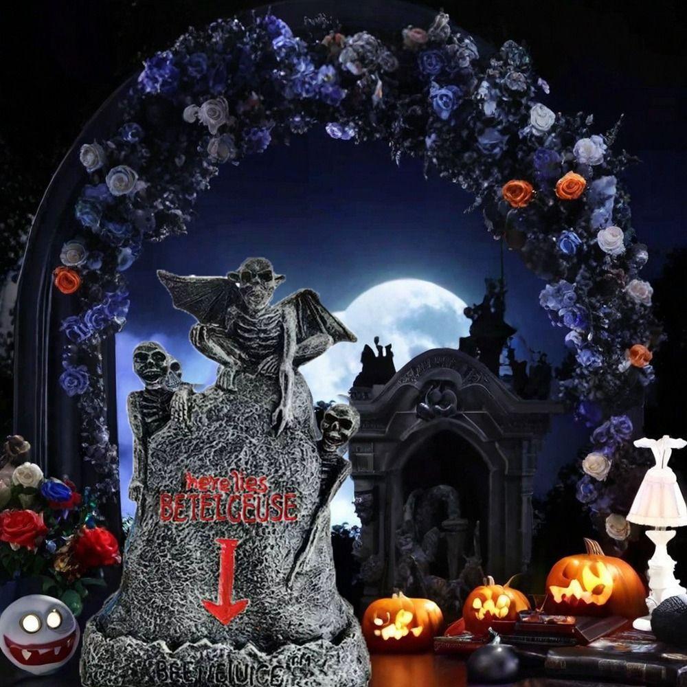Horror Here Lies Tombstone Scary Graveyard Decor Creative Skeleton Tombstone for Home One Size
Horror Here Lies Tombstone Scary Graveyard Decor Creative Skeleton Tombstone for Home One Size