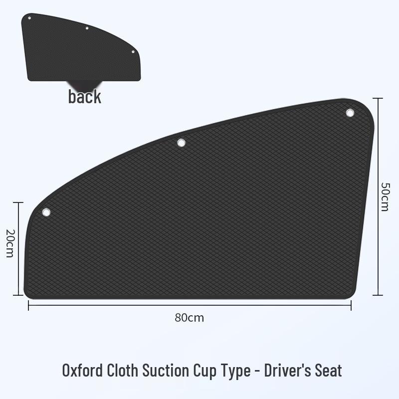 Car Sun Shade: Suction Cup Heat Insulation & Privacy Blackout Curtain for Vehicle Windows
Car Sun Shade: Suction Cup Heat Insulation & Privacy Blackout Curtain for Vehicle Windows