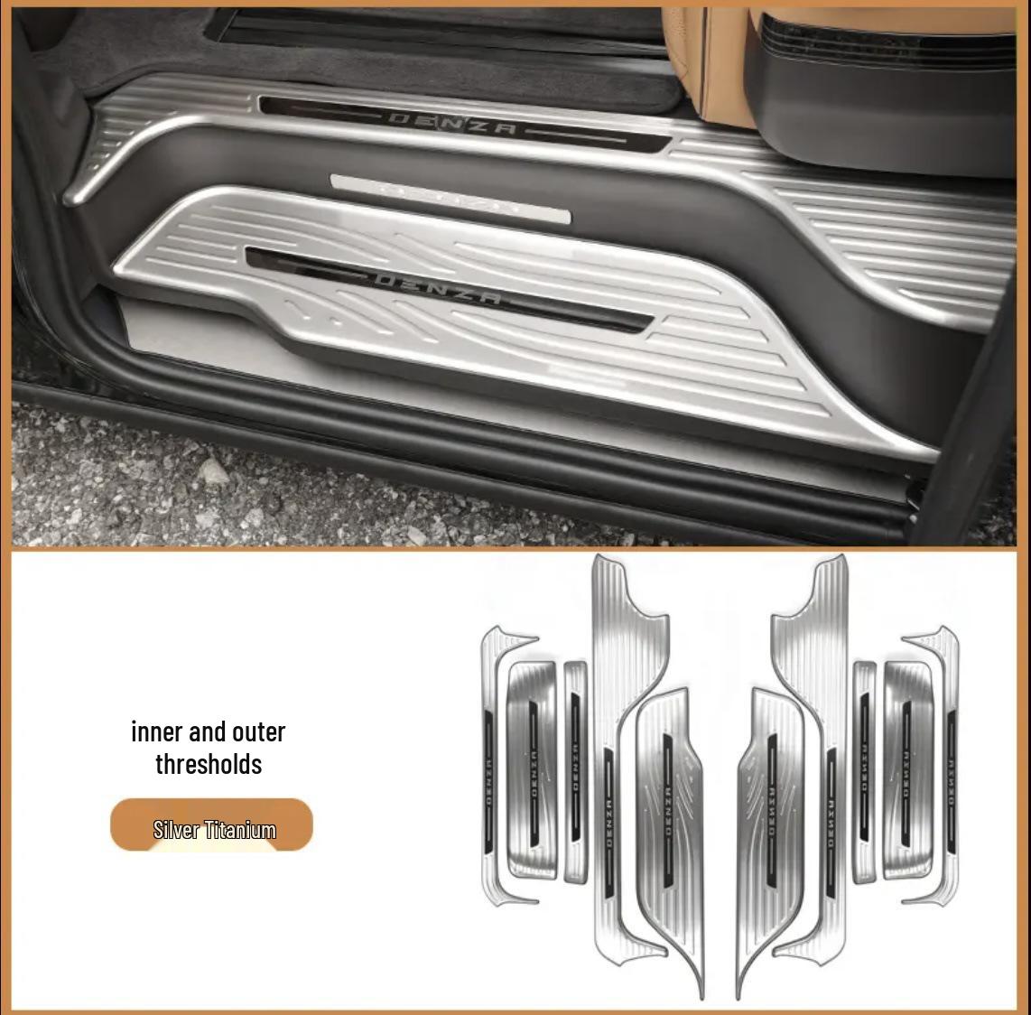 BYD D9 Door Sill Stainless Steel Scuff Plate Welcome Pedal Protector
BYD D9 Door Sill Stainless Steel Scuff Plate Welcome Pedal Protector