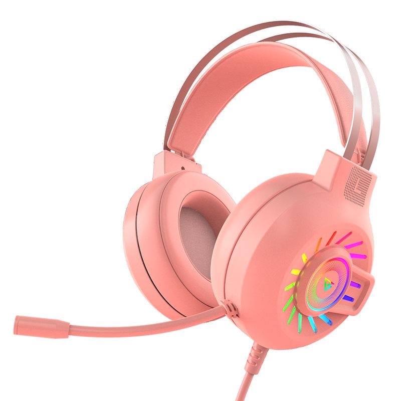 G10 Wired Pink Gaming Headset with In-Line Control and Rainbow LED, 5.1 Channel Audio
G10 Wired Pink Gaming Headset with In-Line Control and Rainbow LED, 5.1 Channel Audio