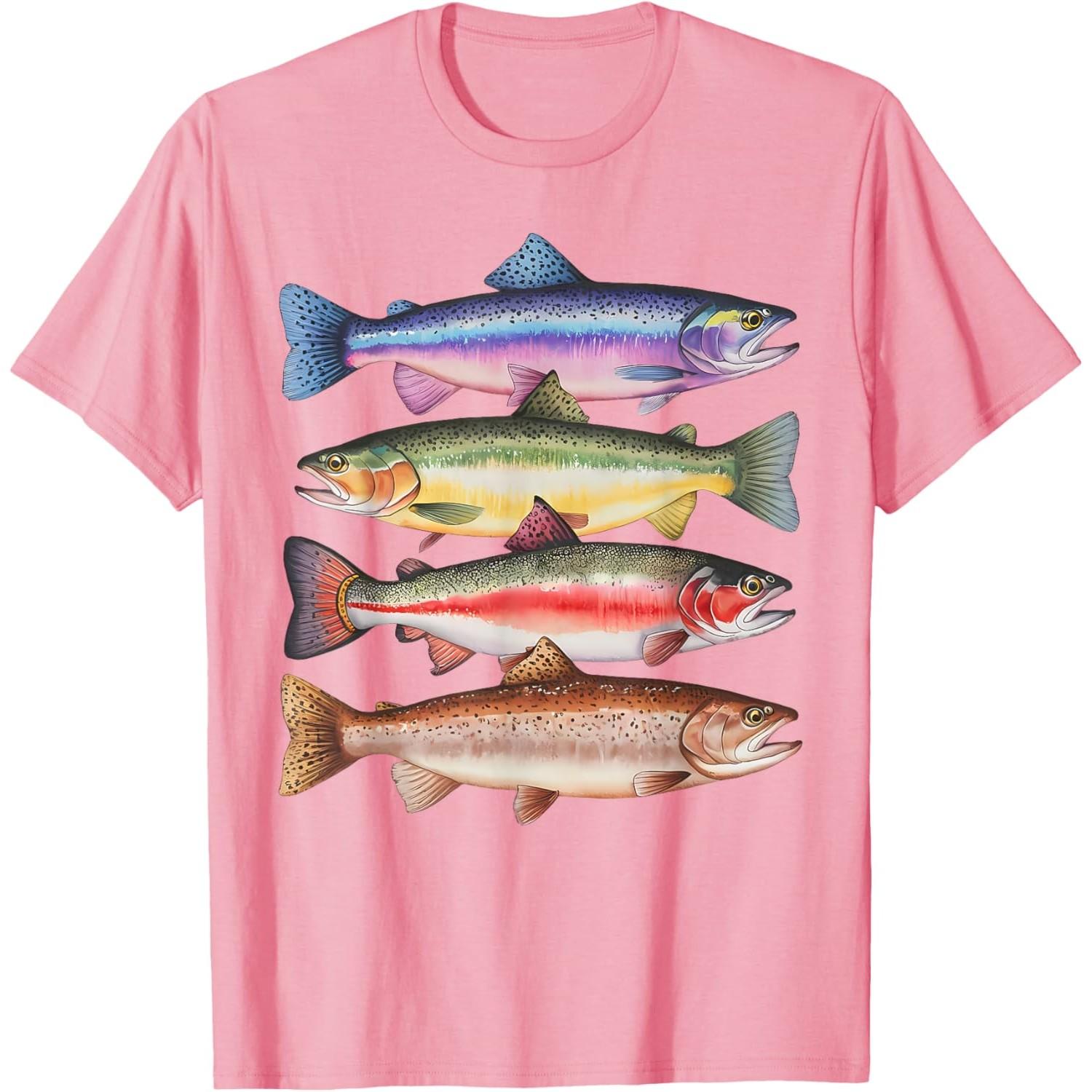 Abstract Colorful Trout in A Row for Fishing Lovers Unisex Kids TShirt S
Abstract Colorful Trout in A Row for Fishing Lovers Unisex Kids TShirt S