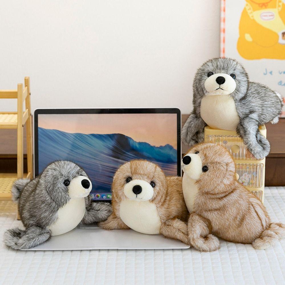 Soft Sea Lion Plush Toys PP Cotton Seal Stuffed Animal Sea World Animal Stuffed Dolls Kids Gifts коричневий
Soft Sea Lion Plush Toys PP Cotton Seal Stuffed Animal Sea World Animal Stuffed Dolls Kids Gifts коричневий