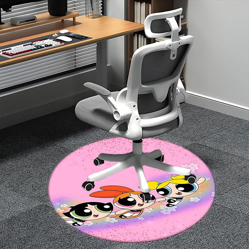 Powerpuff Girls Chair Mat Round Carpet - Home Decor, Sofa Rug, Office Mat, Suitable for Bedroom 80cm
Powerpuff Girls Chair Mat Round Carpet - Home Decor, Sofa Rug, Office Mat, Suitable for Bedroom 80cm