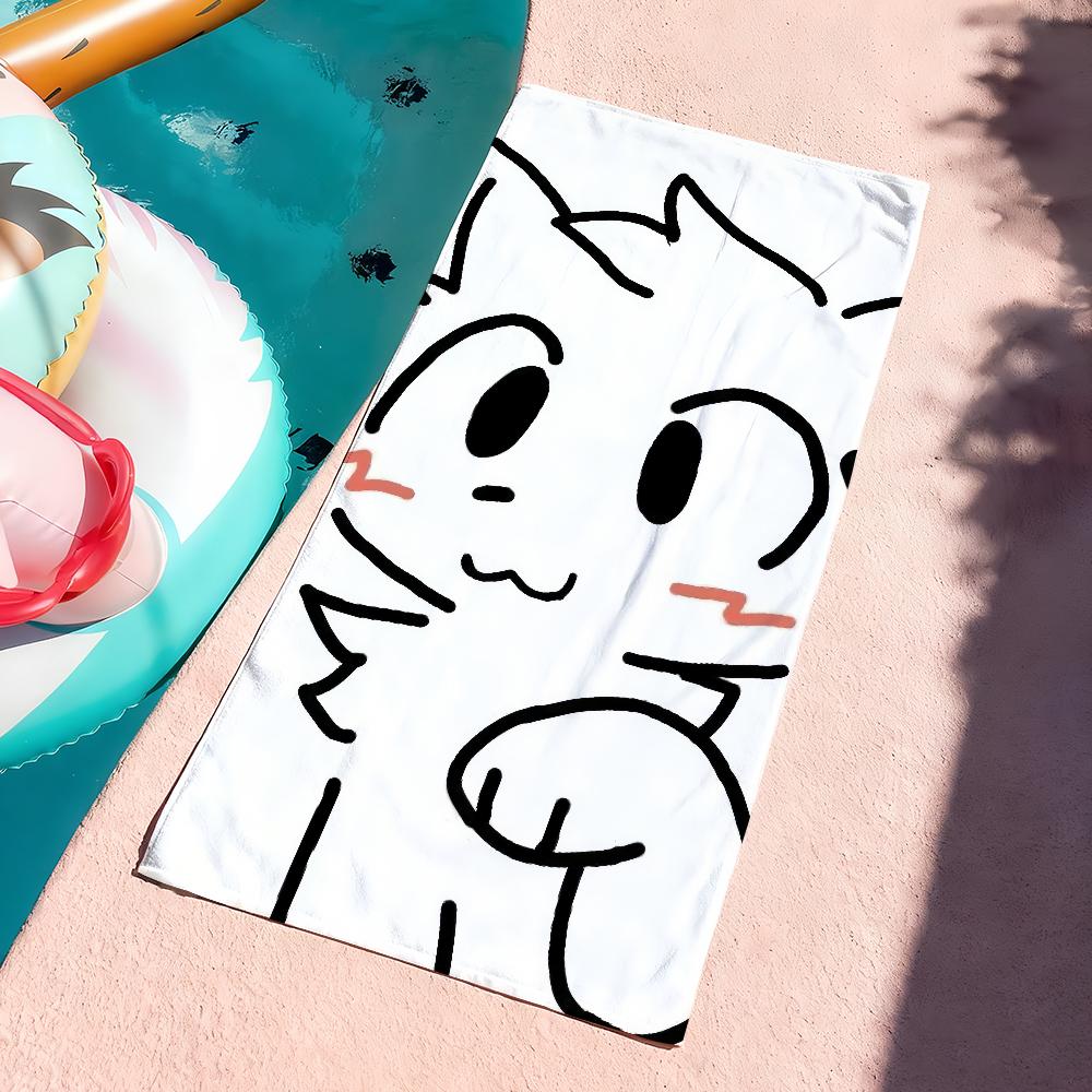 Boykisser White Cat Cute Towel Quick Dry Soft Yoga Swimming Fitness Mountain Climbing Large Beach Towels W40*H60(CM)
Boykisser White Cat Cute Towel Quick Dry Soft Yoga Swimming Fitness Mountain Climbing Large Beach Towels W40*H60(CM)