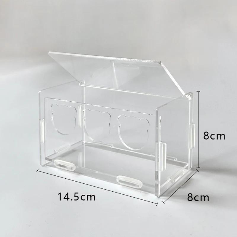 3/5 Holes Rutin Chicken Acrylic Feed BoxFeeder Transparent Splash-Proof Food Basin Large-Capacity Trough Feeding Box
3/5 Holes Rutin Chicken Acrylic Feed BoxFeeder Transparent Splash-Proof Food Basin Large-Capacity Trough Feeding Box