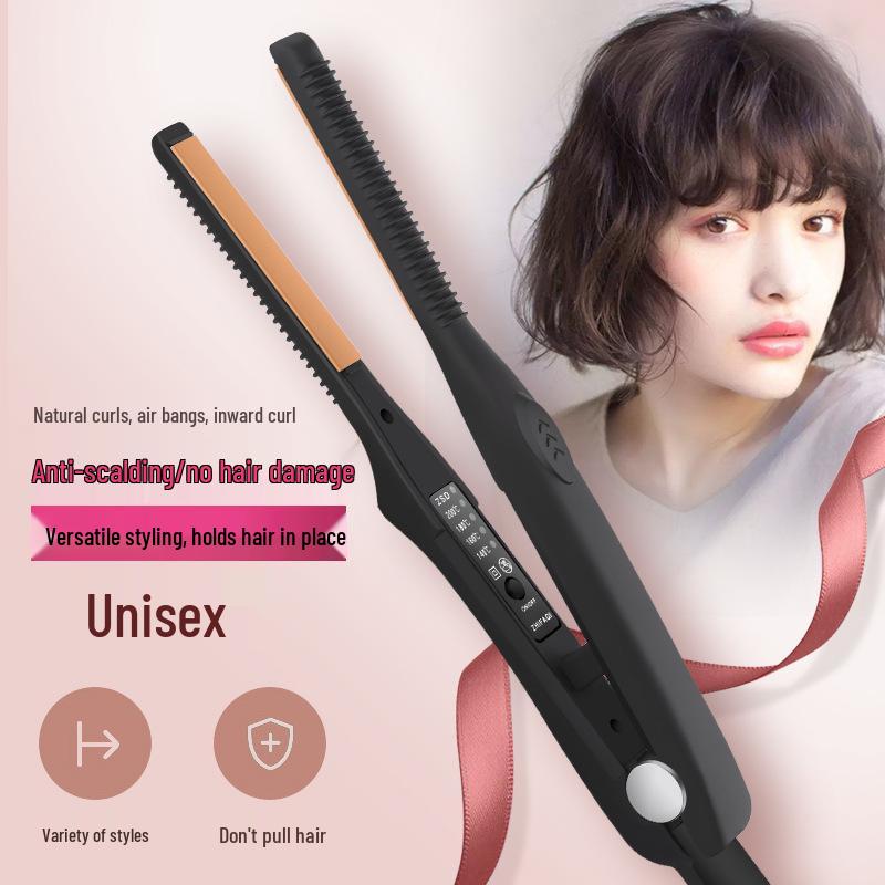 Cross-Border Dual-Use Styler: Straightening & Curling Electric Hair Tool for Quick Styling and Versatile Hair Designs Straightening Clip Black (Flat Plug) чёрный
Cross-Border Dual-Use Styler: Straightening & Curling Electric Hair Tool for Quick Styling and Versatile Hair Designs Straightening Clip Black (Flat Plug) чёрный