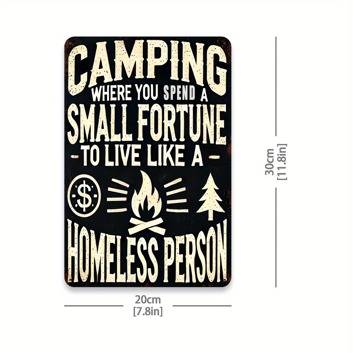 Camping Theme Metal Sign Vintage Iron Humorous Slogan D Printed for RV Outdoor Enthusiasts Home Bar 20x30cm(7.8x11.8inch)
Camping Theme Metal Sign Vintage Iron Humorous Slogan D Printed for RV Outdoor Enthusiasts Home Bar 20x30cm(7.8x11.8inch)