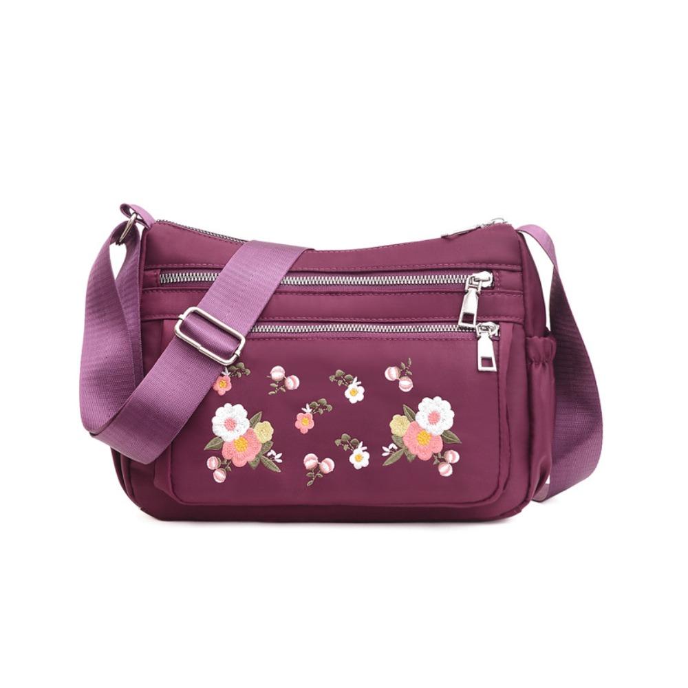 Multi Pockets Nylon Floral Crossbody Bag Waterproof Middle Aged Messenger Bag Women фиолетовый
Multi Pockets Nylon Floral Crossbody Bag Waterproof Middle Aged Messenger Bag Women фиолетовый