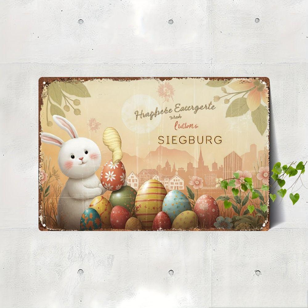 Tin Sign Retro Easter Rabbit Floral Wall Art Home Holiday Decor Metal Poster
Tin Sign Retro Easter Rabbit Floral Wall Art Home Holiday Decor Metal Poster