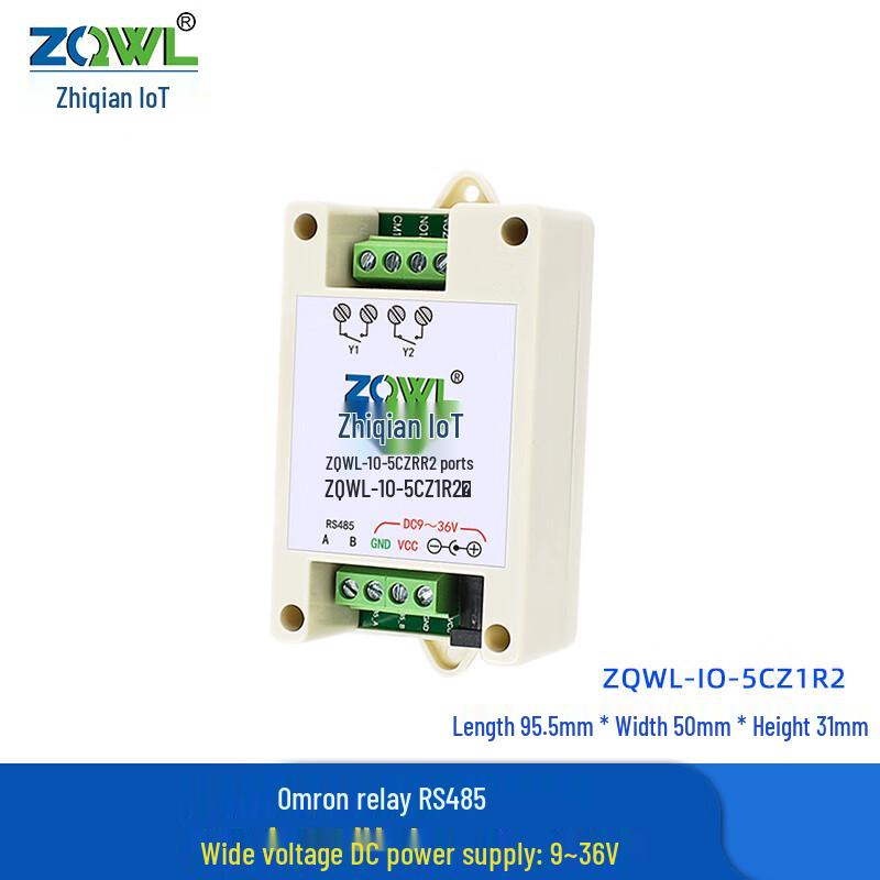 Smart Embedded IoT 2-Channel RS485 Modbus RTU Relay Board
Smart Embedded IoT 2-Channel RS485 Modbus RTU Relay Board
