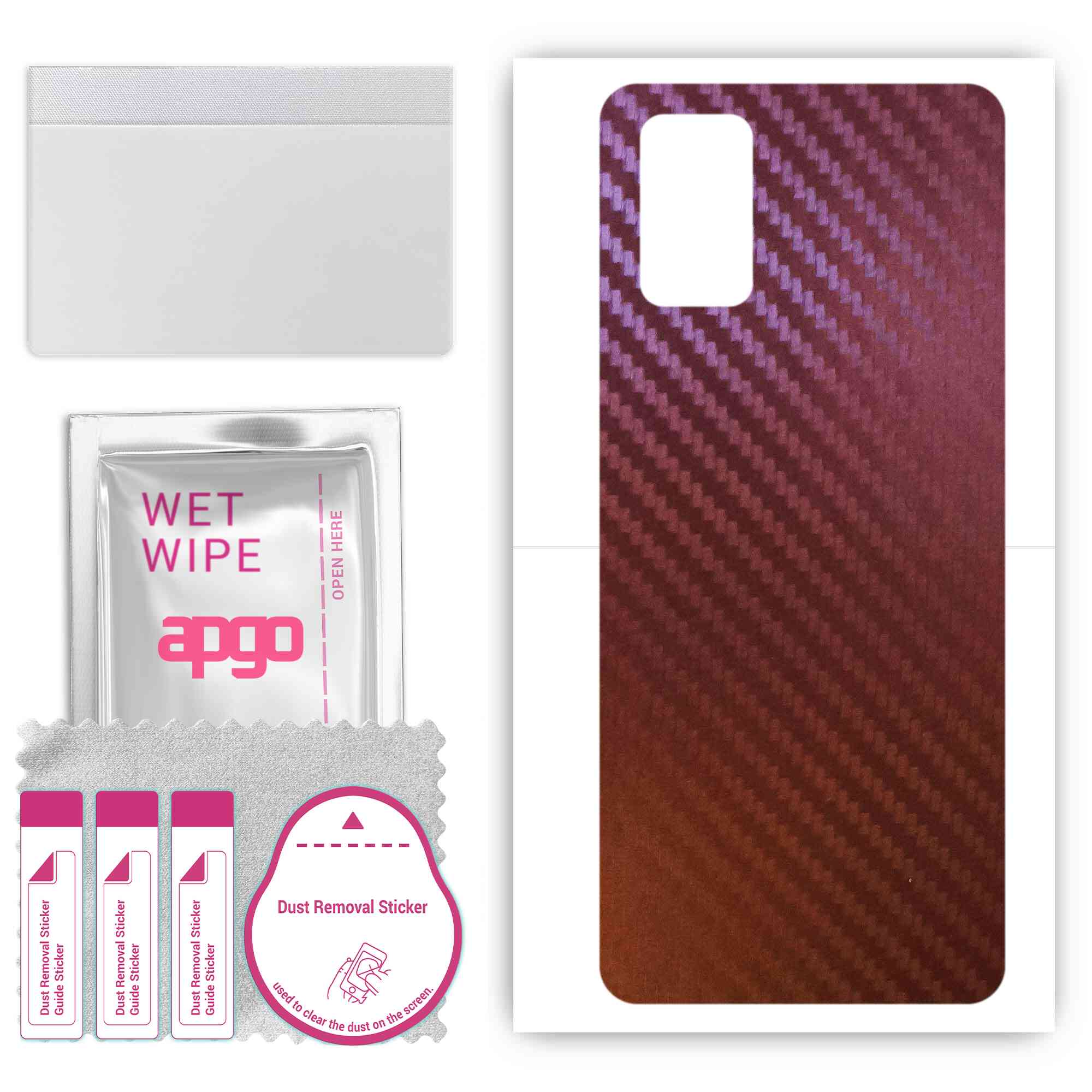 apgo skin sticker film foil vinyl for the BACK compatible with Oppo A92, scratch-resistant, easy to install - Carbon Chameleon CAKA5
apgo skin sticker film foil vinyl for the BACK compatible with Oppo A92, scratch-resistant, easy to install - Carbon Chameleon CAKA5