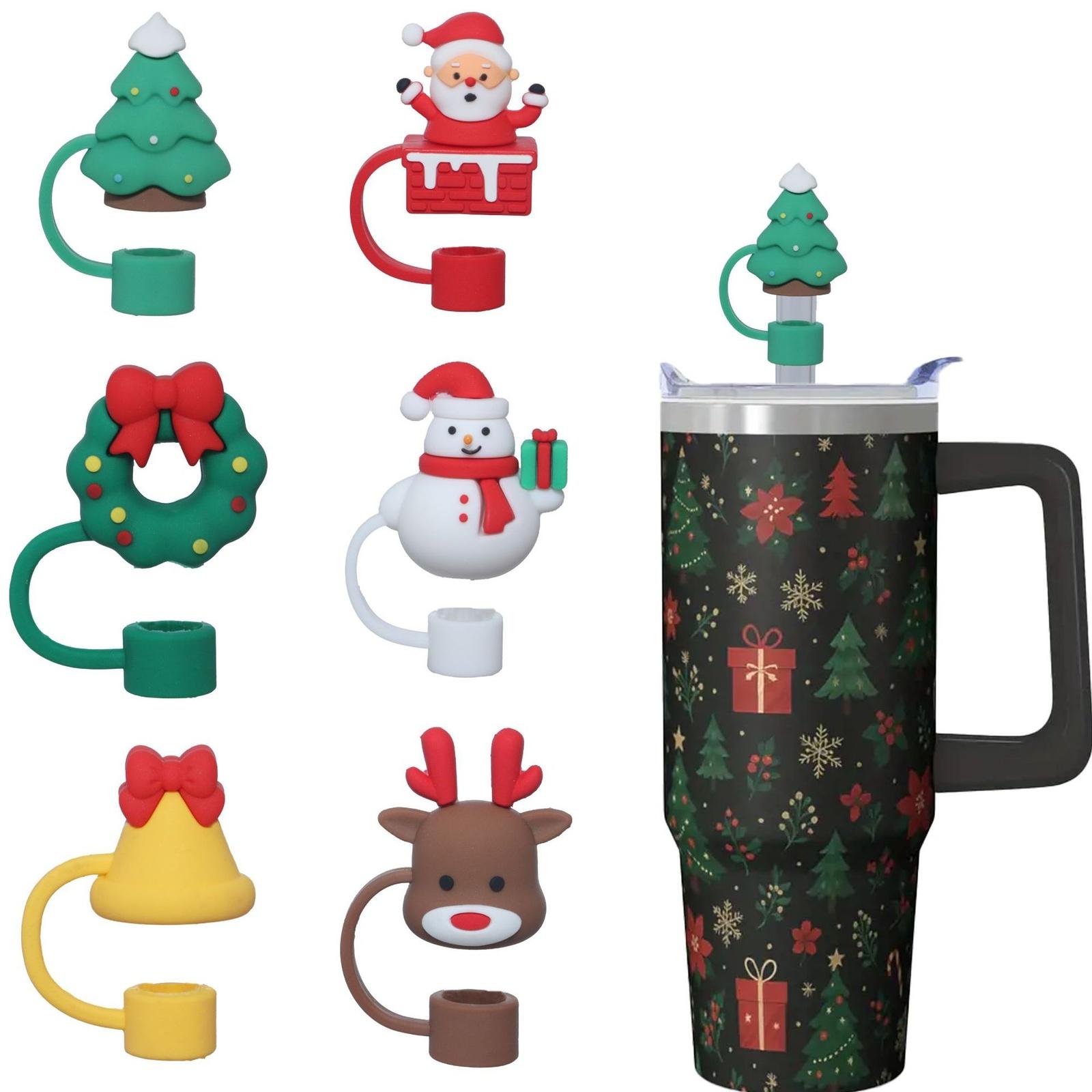 Christmas 3D Straw Cover Cap 10mm Cartoon Straw Topper Compatible with Tumbler one size зелёный
Christmas 3D Straw Cover Cap 10mm Cartoon Straw Topper Compatible with Tumbler one size зелёный
