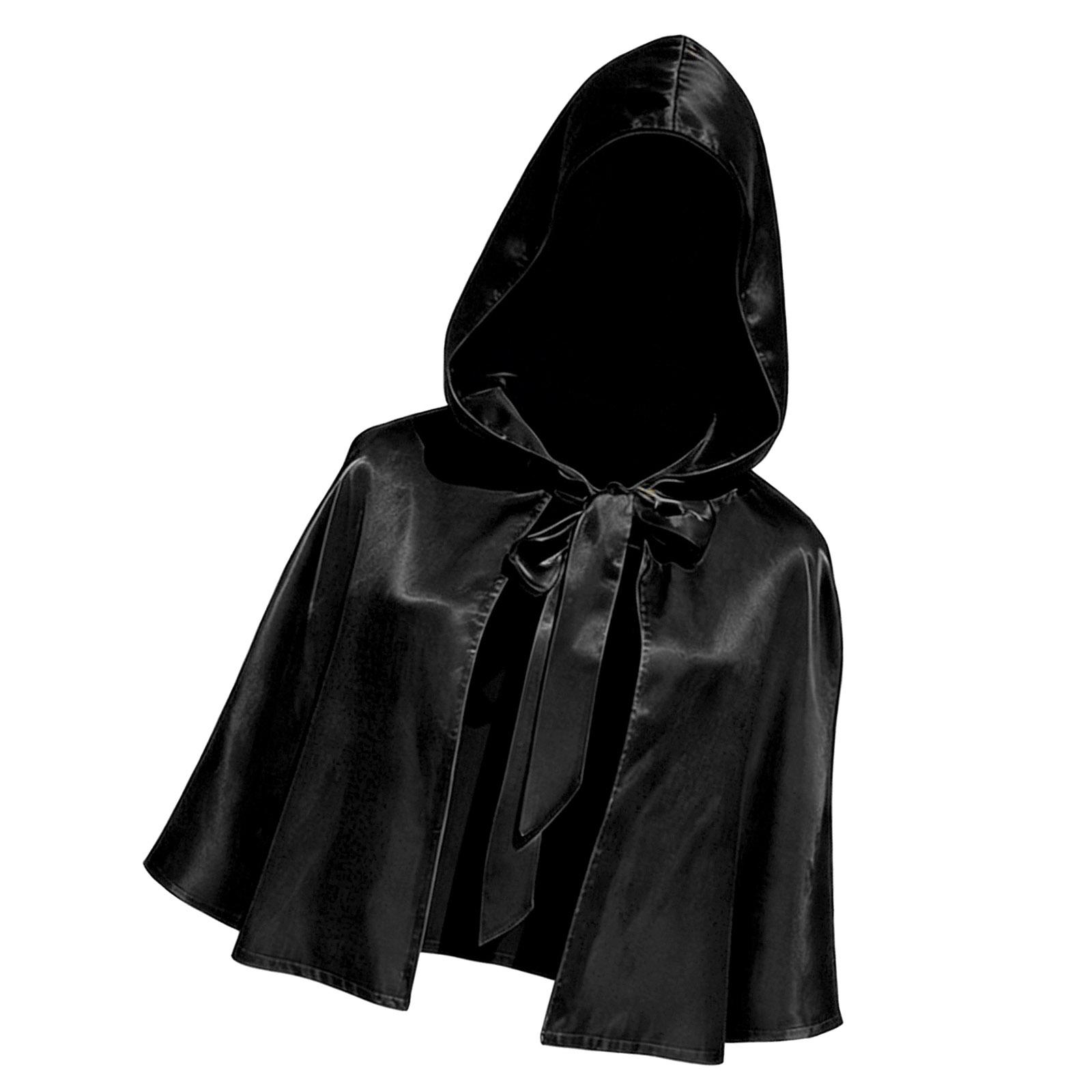 Stylish Satins Cloak Fantasy Role Play Costume Cape Fashion Masquerades Carnival Cosplay Accessory For Halloween Party чорний
Stylish Satins Cloak Fantasy Role Play Costume Cape Fashion Masquerades Carnival Cosplay Accessory For Halloween Party чорний