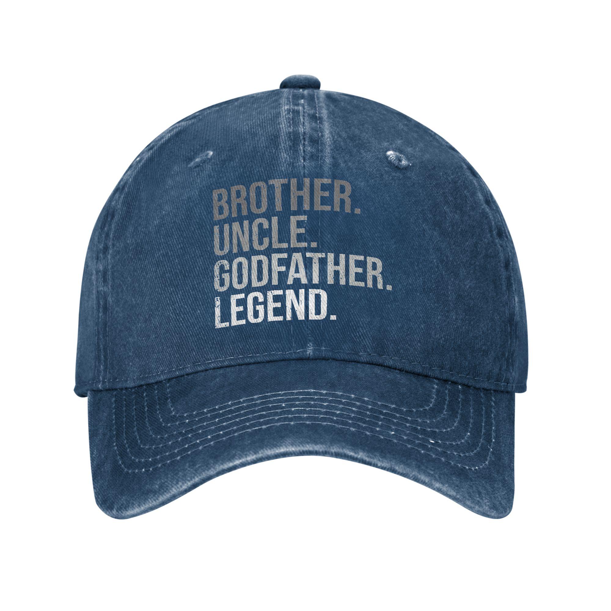 Uncle Godfather Legend Casual Baseball Cap Tennis Skate Hip Hop Hats Summer Sunscreen Women Men Streetwear Snapback Cap One Size темно-синього кольору
Uncle Godfather Legend Casual Baseball Cap Tennis Skate Hip Hop Hats Summer Sunscreen Women Men Streetwear Snapback Cap One Size темно-синього кольору