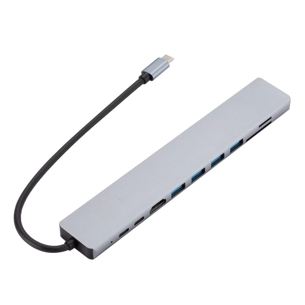 Адаптер-концентратор USB C типа C, компьютерный преобразователь, док-станция расширения, USB-концентратор для ноутбуков/компьютеров
Адаптер-концентратор USB C типа C, компьютерный преобразователь, док-станция расширения, USB-концентратор для ноутбуков/компьютеров
