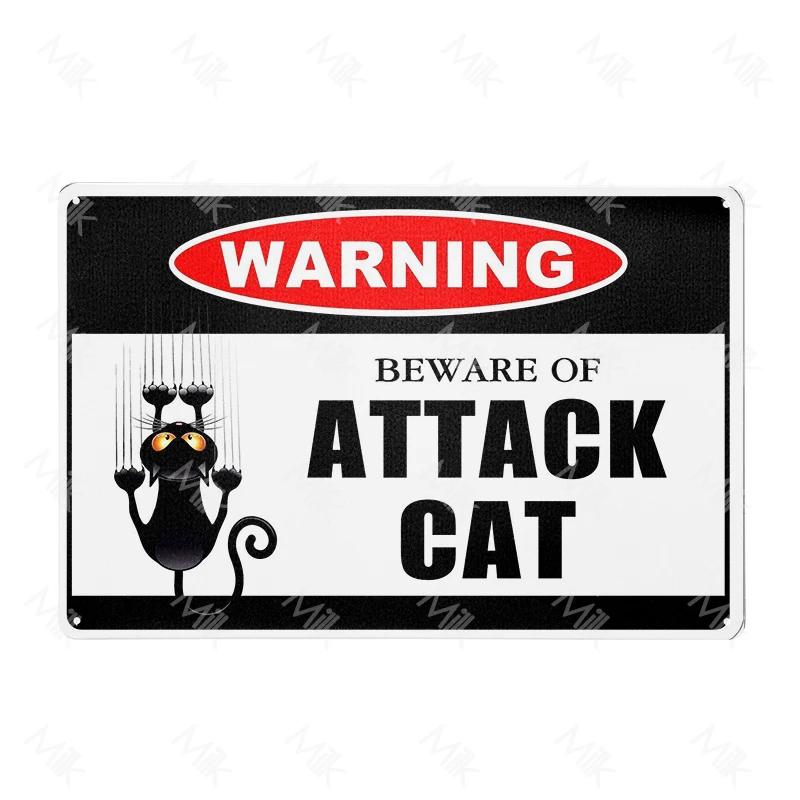 Beware of Cat Sign - Aluminum - Cat Door Signs - Attack Cat Sign - Cute Cats Warning Decor Signs for Cat Kitty Lovers Home Room 20x30cm(7.8x11.8inch)
Beware of Cat Sign - Aluminum - Cat Door Signs - Attack Cat Sign - Cute Cats Warning Decor Signs for Cat Kitty Lovers Home Room 20x30cm(7.8x11.8inch)