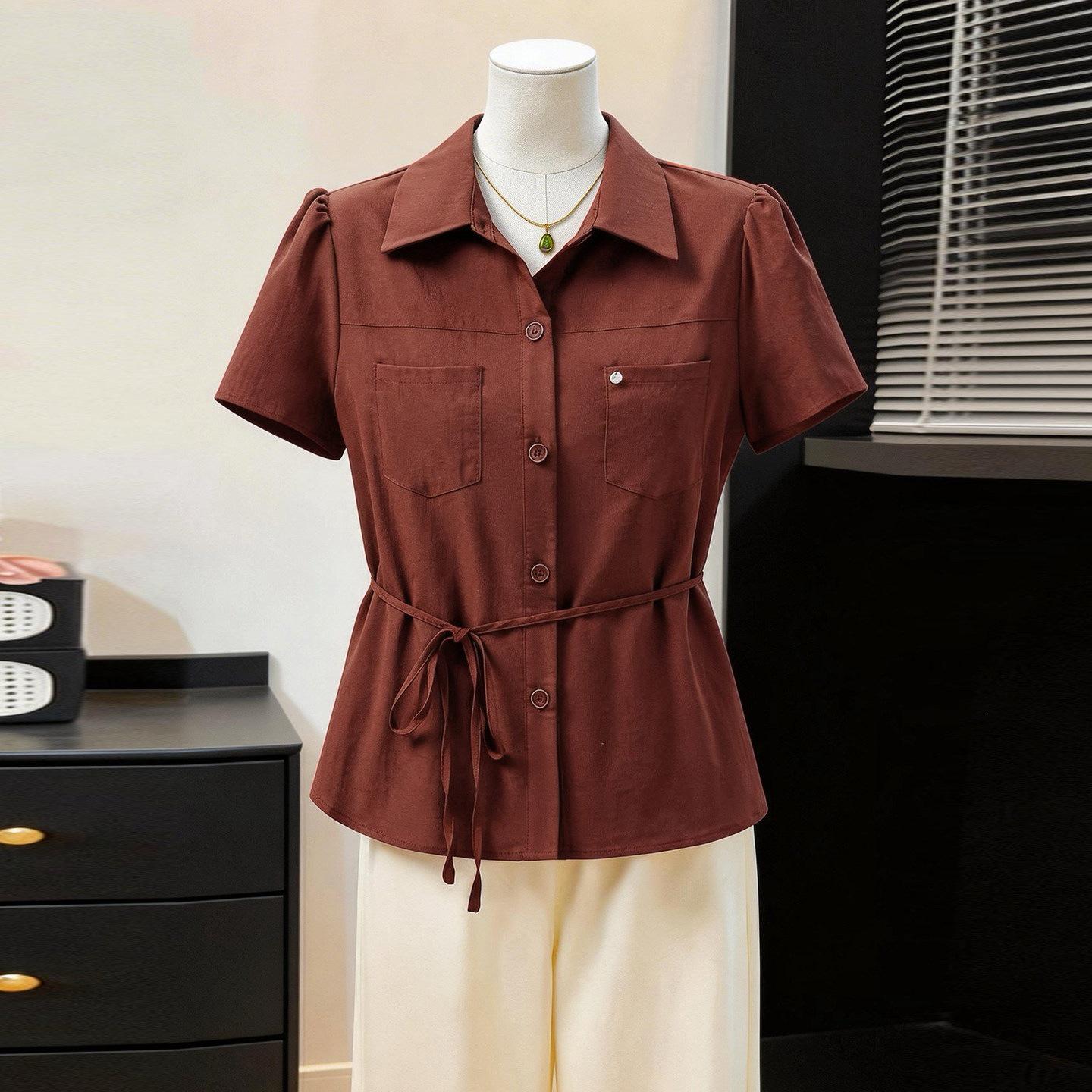 Elegant Summer Shirt Set for Middle-Aged Women - Short Sleeve Two-Piece for Mother s Day 2026 3XL (130-145 jin)
Elegant Summer Shirt Set for Middle-Aged Women - Short Sleeve Two-Piece for Mother s Day 2026 3XL (130-145 jin)