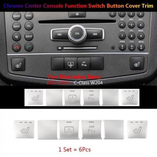 6 x For Mercedes Benz W204 Center Console Seat Heater Function Switch Cover Trim
6 x For Mercedes Benz W204 Center Console Seat Heater Function Switch Cover Trim