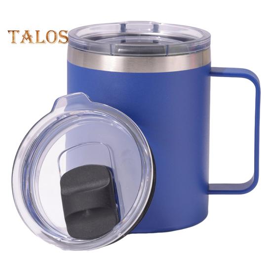 Кофейная кружка с крышкой-ручкой, 12 унций, термокружка из нержавеющей стали, термокружка для путешествий, с защитой от пота, для кемпинга синий
Кофейная кружка с крышкой-ручкой, 12 унций, термокружка из нержавеющей стали, термокружка для путешествий, с защитой от пота, для кемпинга синий