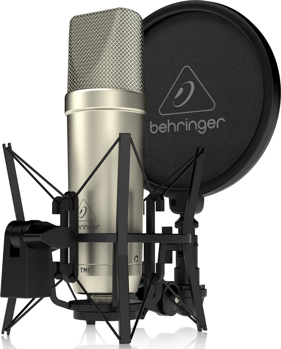 Behringer Condenser Microphone Large Diaphragm Cardioid Characteristic XLR CableDust CoverShock Mount with Pop Guard Included TM1
Behringer Condenser Microphone Large Diaphragm Cardioid Characteristic XLR CableDust CoverShock Mount with Pop Guard Included TM1