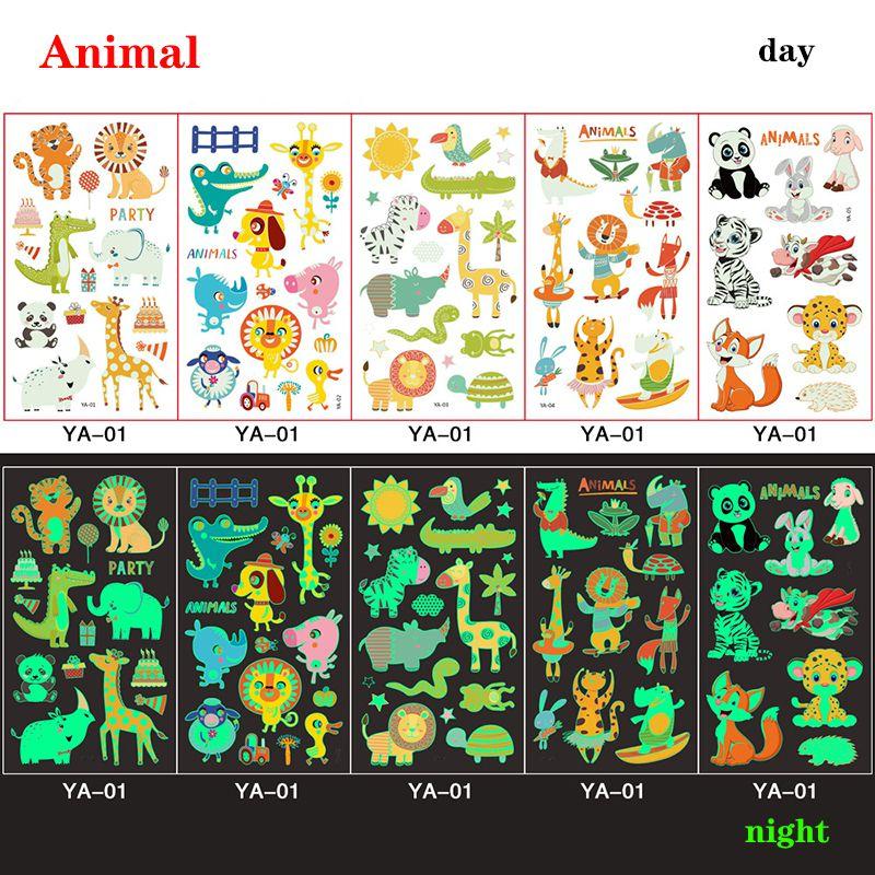 Тату светящиеся в темноте мультяшные наклейки водонепроницаемые потные наклейки с животными Animals
Тату светящиеся в темноте мультяшные наклейки водонепроницаемые потные наклейки с животными Animals