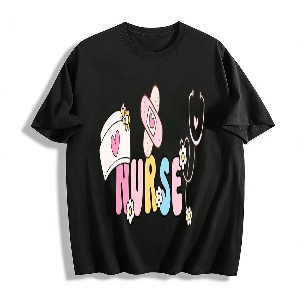 Cute Heart Nurse Print Casual Tee For Medical Workers Pure cotton T-shirt XXS
Cute Heart Nurse Print Casual Tee For Medical Workers Pure cotton T-shirt XXS