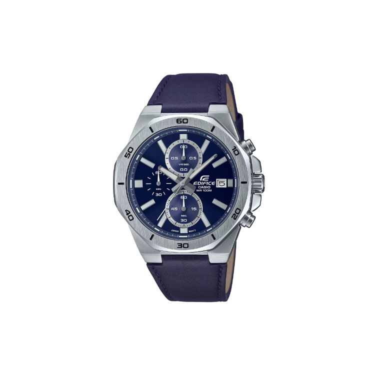 Casio 100M Waterproof Quartz Movement Genuine Leather Strap Watch Men watches Blue EFV-640L-2AV Blue Dial
Casio 100M Waterproof Quartz Movement Genuine Leather Strap Watch Men watches Blue EFV-640L-2AV Blue Dial