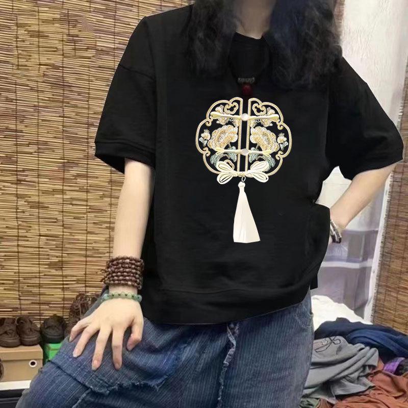Women s 100% Cotton Casual Short Sleeve T-Shirt, New Loose Slimming Design, Plus Size, Trendy Print Top XL (for 60-70 kg) белый
Women s 100% Cotton Casual Short Sleeve T-Shirt, New Loose Slimming Design, Plus Size, Trendy Print Top XL (for 60-70 kg) белый