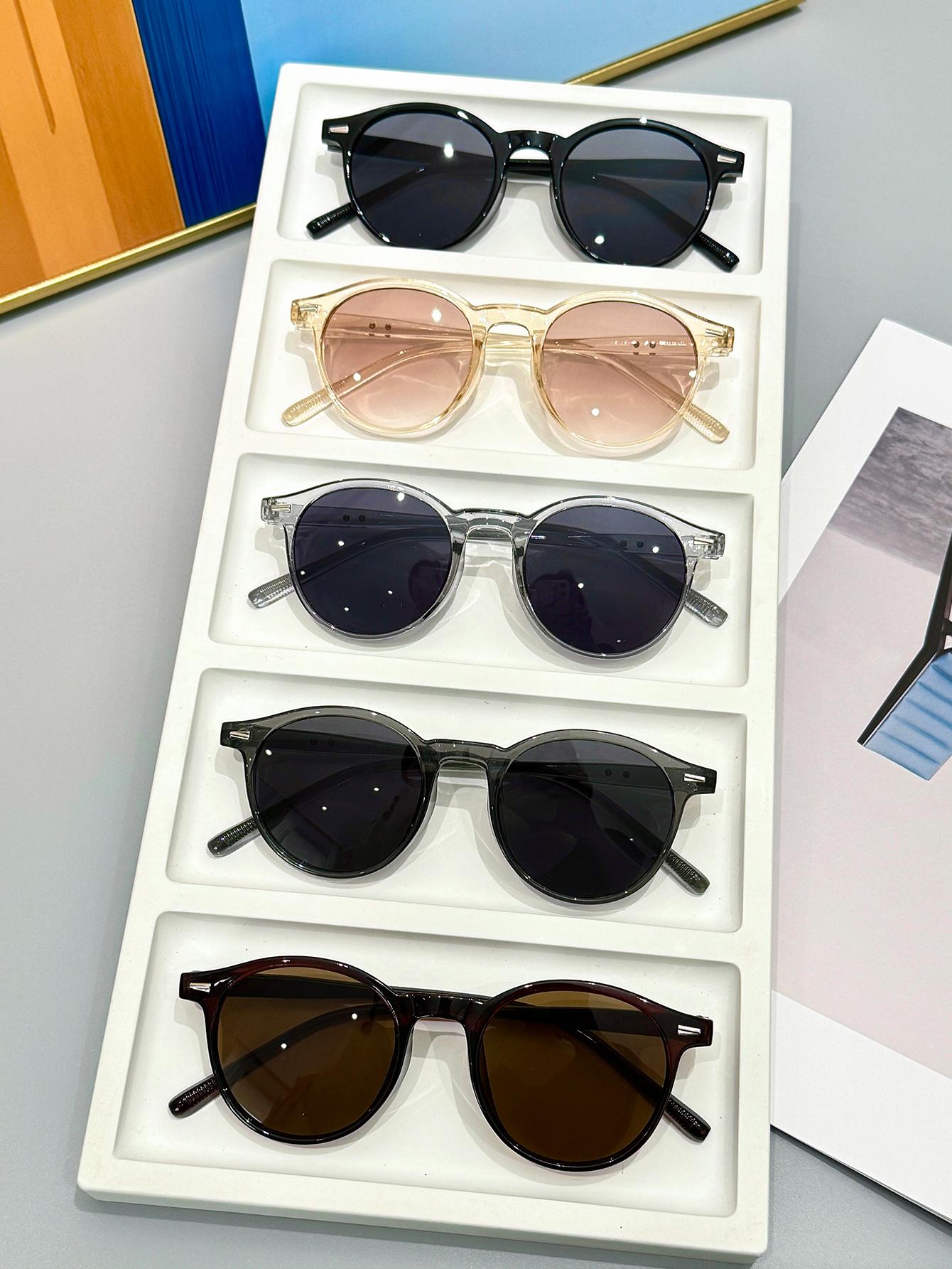 5Pcs Fashionable Round Frame Glasses Set with Rice Nail Decoration Multi-Color Matching Combination Set Fashionable Wear Decorat
5Pcs Fashionable Round Frame Glasses Set with Rice Nail Decoration Multi-Color Matching Combination Set Fashionable Wear Decorat
