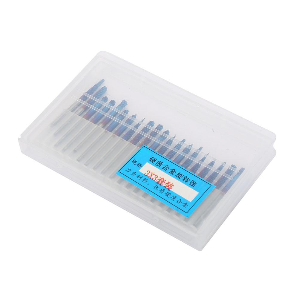 20 Pcs End Mill Tungsten Carbide Single Double Groove Rotate End Milling Cutter
20 Pcs End Mill Tungsten Carbide Single Double Groove Rotate End Milling Cutter