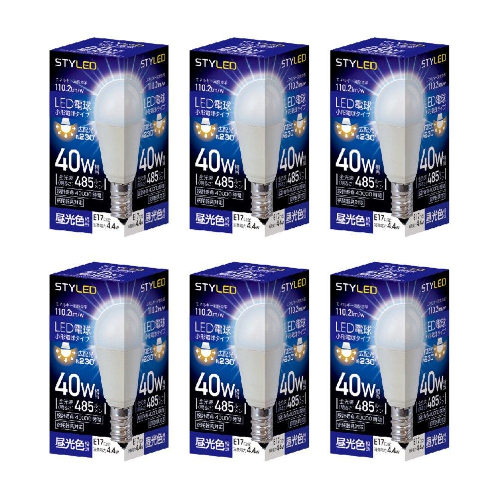 Styled LED Bulbs, HA4T17D6, 17mm Base Diameter, 40W Equivalent, Daylight White, 4.4W, Pack of 6, Compact, Wide Beam, Compatible with Sealed Fixtures
Styled LED Bulbs, HA4T17D6, 17mm Base Diameter, 40W Equivalent, Daylight White, 4.4W, Pack of 6, Compact, Wide Beam, Compatible with Sealed Fixtures